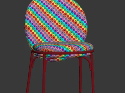 Oyster Dining Chair Parla Design 3D model