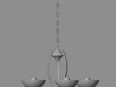 Chandelier Light CH107CH 3D model