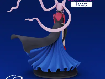 Sailor moon - Black Lady figure 3D print model