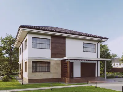 Build015 house 3D model