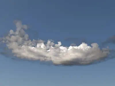 Clouds - Volumetric OpenVDB AltoCumulus Clouds 3D model