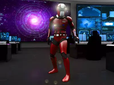 Future Soldier Low-poly 3D model