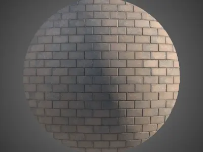 8K Large Scale Pavement Running Bond - 15 Variatons Texture