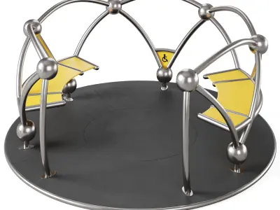 Inclusive roundabout Atomic by Inter-play 3D model