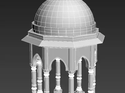 Indian Dome Structure 3D model