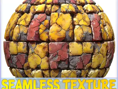 Stylized Wall Seamless Texture Texture 4