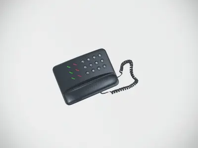 Telephone Low-poly 3D model