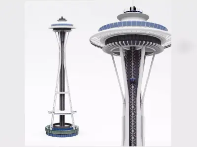 Space Needle 3D model