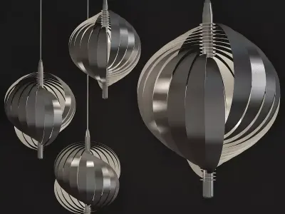 Lyfa pendant lamp via Goodmoods 3d model Low-poly 3D model