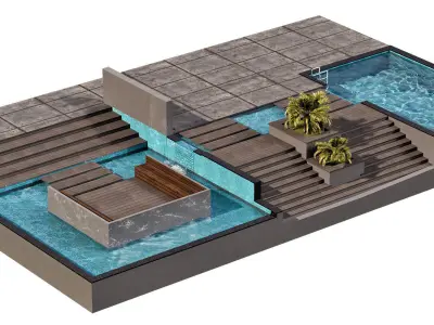 SWIMMING POOL NO32 A 3D model