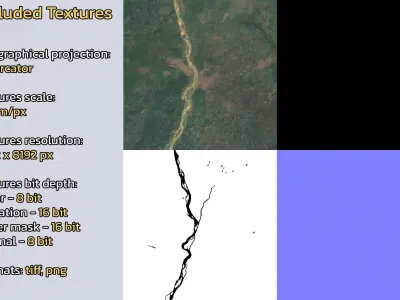 Onitsha Nigeria City Landscape 3D Model 3D model