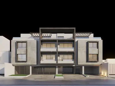 Apartments Building 3D model