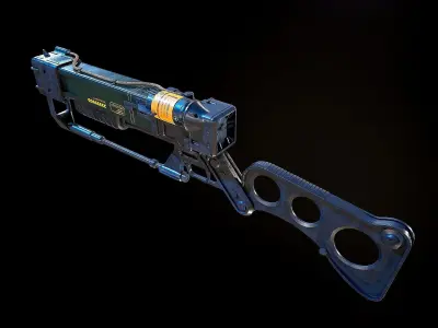 Aer9 Laser Rifle Fallout 3D model
