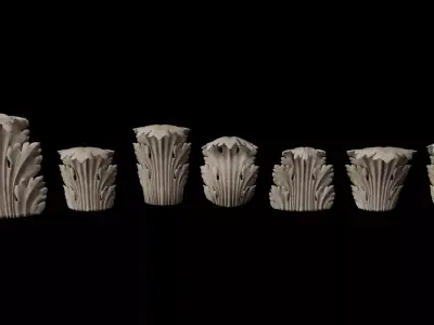Gothic Modular Kit 3D model