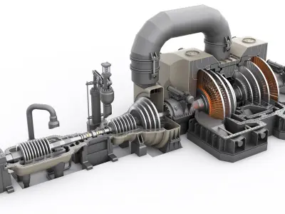  Steam turbine generator 