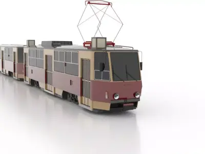 Tatra T6A2 - B6A2 Low 3D Model Pack