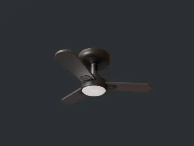 Ceiling Fan Low-poly 3D model