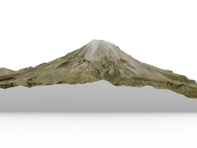 Mount Orizaba 3D model