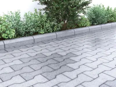 Paving Stone 01 3D model
