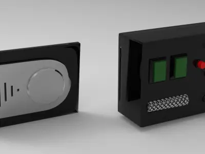 Darth Vader Chest box belt box  Armor ESB  STL file for 3d print 3D model