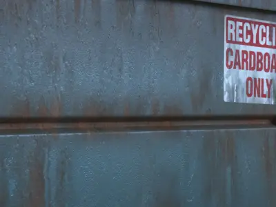 Rusty Dumpster - High Quality 8k Textures 3D model