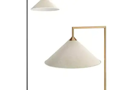 Iris Modern Floor Lamp 3D Model 3D model