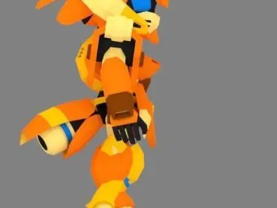 Super Mecha 11 - Casserra of Code Name C43R4 Low-poly 3D model