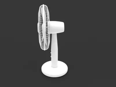 Electric floor fan 3D model