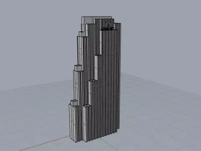 Rockefeller Center New York 3D print model