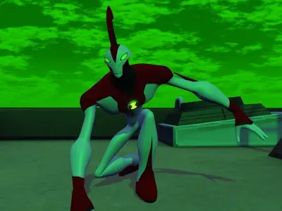 WayBig Ultimate Alien Ben 10 3d Model  3D model