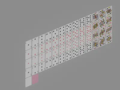 Deck Of Cards 3D model
