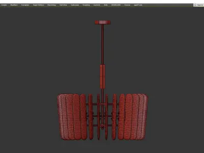 Arteriors Klaus Chandelier Low-poly 3D model