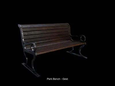 Park Theme Props - Gest 3D Model Pack