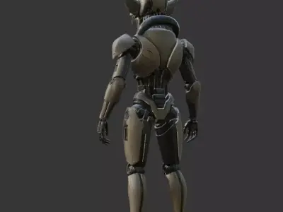 Alien Mech Warrior 3D model