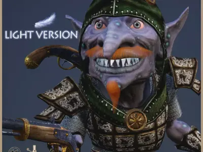 Goblin Bandit Light Version Low-poly 3D model