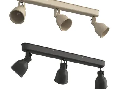 HEKTAR track lighting fixture 3D model