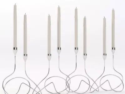 Loop Candelabra by Black And Blum 3D model