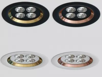 High Power Led Recessed Ceiling Spotlights 3D model