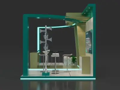 Exhibition Booth 3D model