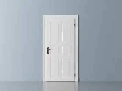 Classic Door 3D model get