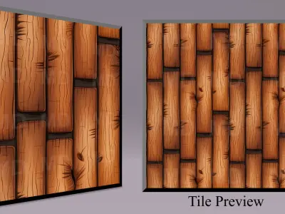 Cartoon Wood Textures Pack 11 - 10x PNG  Texture