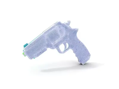 Neon Revolver model pack Low-poly 3D model