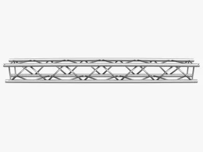 Square Truss Straight Segment 2 3D model