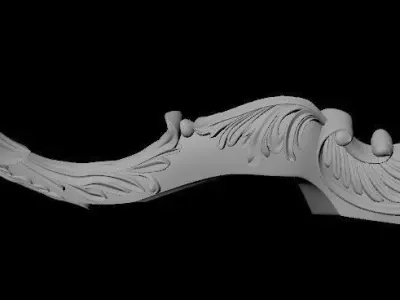 leg High quality 3d models for processing on a cnc machine  3D model 18