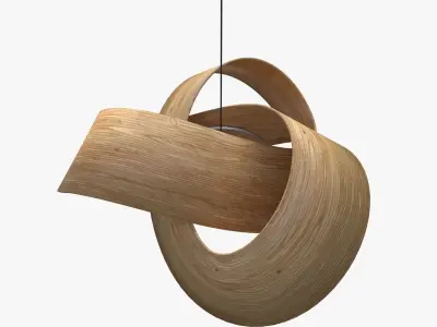 Torus Knot Light Free low-poly 3D model