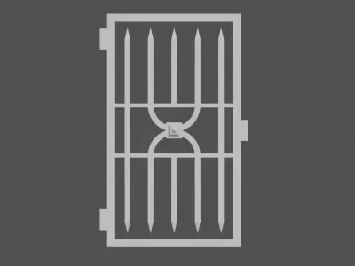 Enclave game -Zurana Hideout GATE Low Poly Free low-poly 3D model