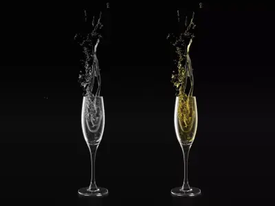 3D WATER SPLASH 3D model