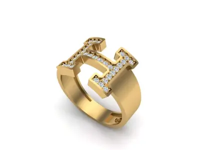 Jewelry ring 461 3D print model