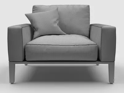 Harbour Outdoor - Balmoral Armchair 3D model