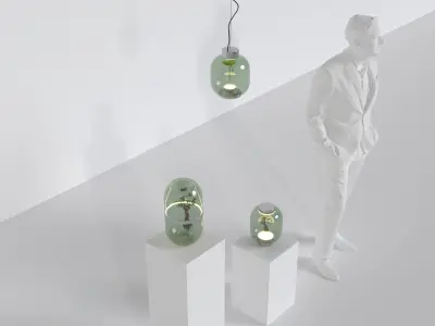 Futuristic Lamp 01 3D model